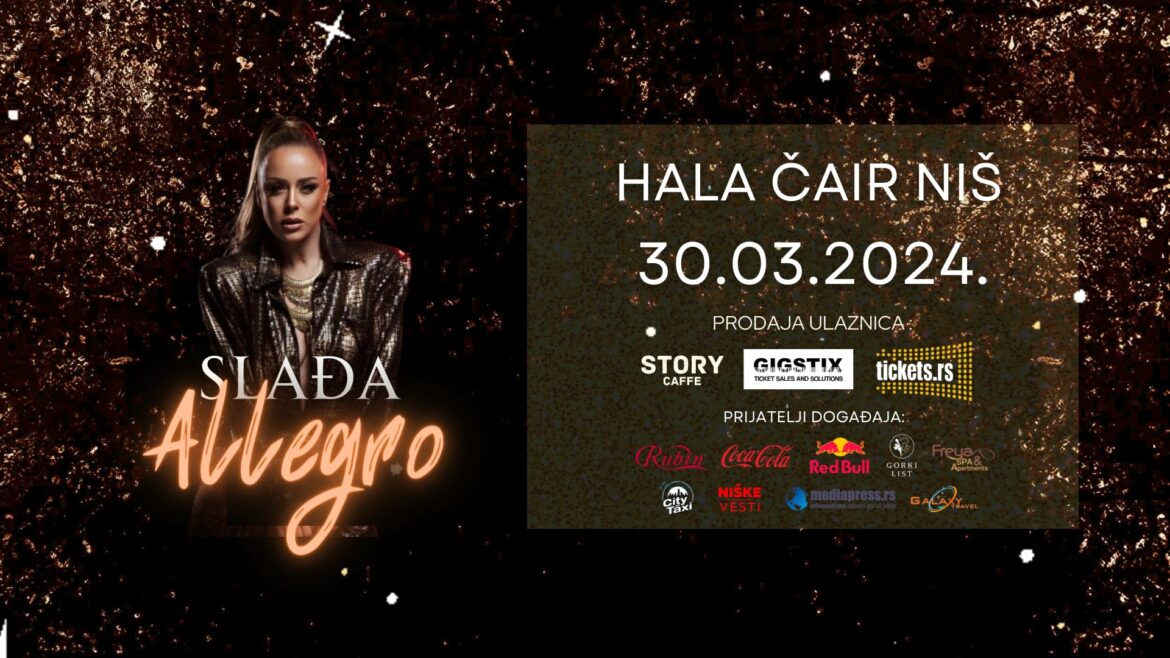 Koncert Slađe Allegro u Nišu