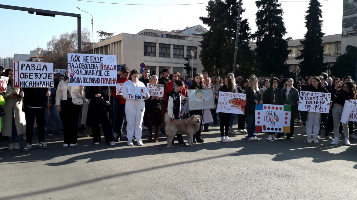 Studentski protest Nis 31.01.2025 20