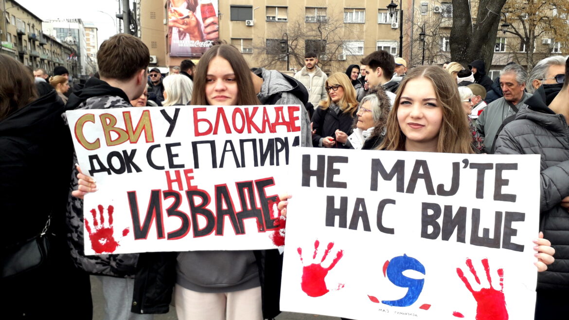 Protesti i blokade u Nisu