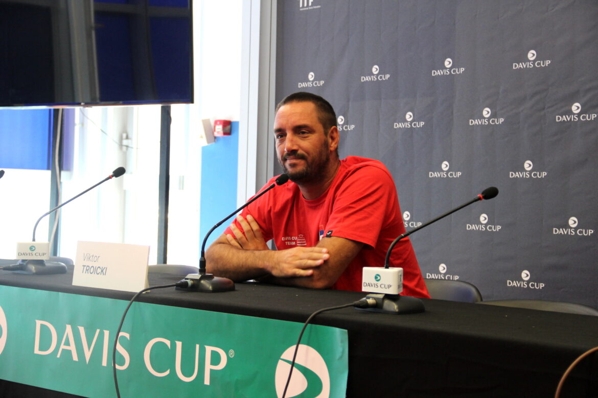 Viktor Troicki Dejvis kup reprezentacije Srbije i Turske 01